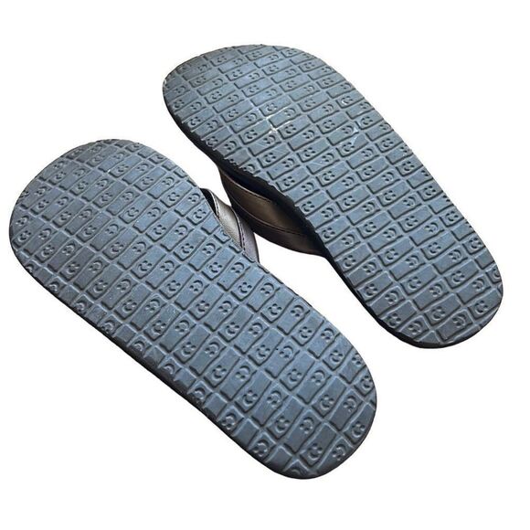 Sanuk Brown Flip Flops Women's Sandals Comfortable Slip On Casual Shoes‎ - Picture 5 of 7